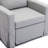Gerlisa Upholstered 34.25 " Linen Sofa Bed-1012924269