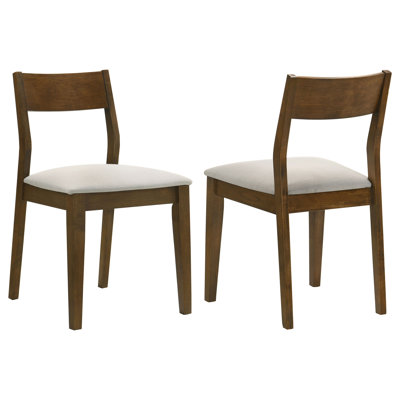 Warren Dark Brown Upholstered Dining Chair