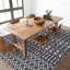Washable Boho Farmhouse Area Rug Soft Non Slip Throw Carpet Mat, Grey-1945442633