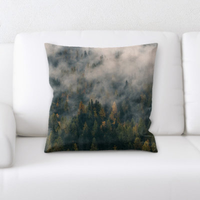 Microsuede Reversible Throw Pillow