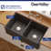 Eclipse 33" L x 18" W Double Bowl Farmhouse Kitchen Sink with Accessories