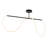 Binta Contemporary 360 Adjustable Silicone Neon Rope Dimmable Linear Integrated LED Flush Mount-525632005-526119768