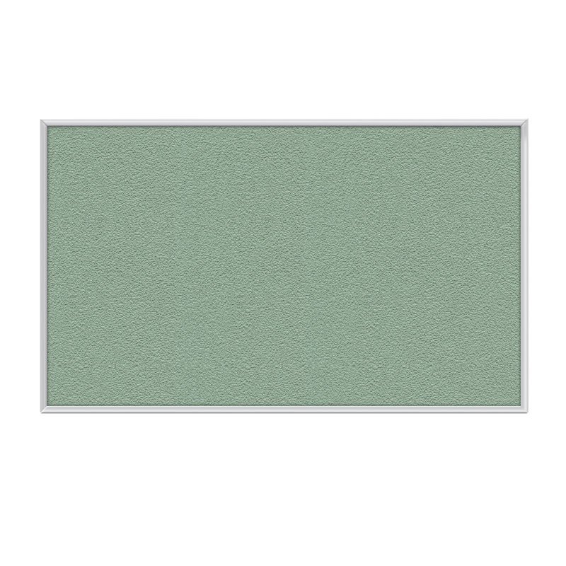 Babillard mural en vinyle Ghent, H 48,5 po x l 120,5 po x P 0,58 po, Ébène