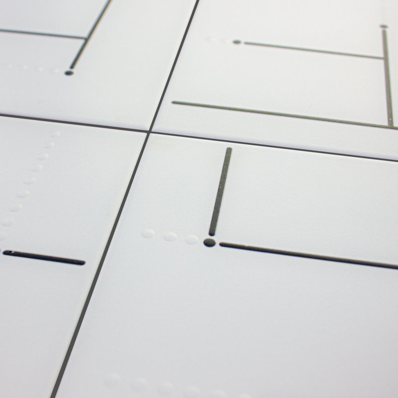 Kenzo Square 7.9 in. x 7.9 in. Matte Porcelain  Floor and Wall Tile, Dec 04