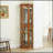 Exquisite Lighted Corner Display Cabinet With Adjustable Shelves And Tempered Glass Door-36467695