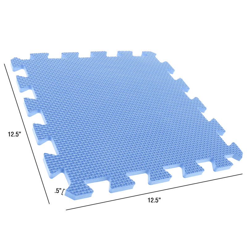 Multicolor EVA Foam Interlocking Exercise and Play Mat Set