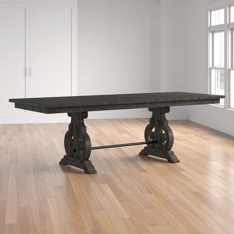 Parthenia Extendable Acacia Dining Table