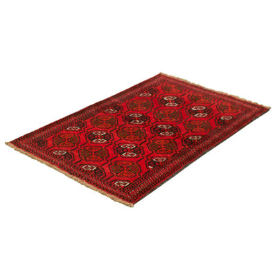 Tapis décoratif en laine noué à la main de conception unique 3 pi 8 po x 5 pi 11 po New Age