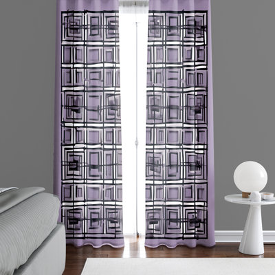 Semi Sheer Curtain Pair