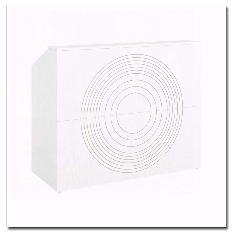 Table de réception Modern, Blanc