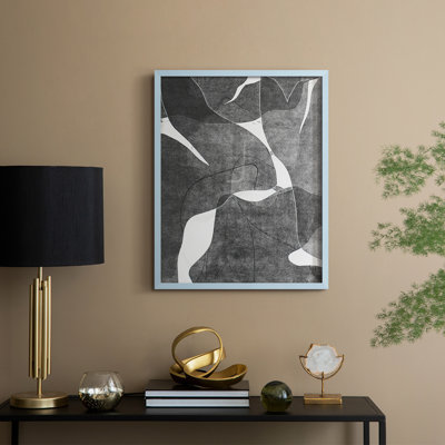 «Night Bloom III», reproduction encadrée - bois massif