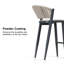Ensemble de 2 tabourets de bar 28,74 po pour terrasse-777381181