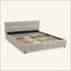 Lit tapissier, base de lit tapissier confortable, tissu chenille, avec tête de lit et base de lit solide-612321704-612321707