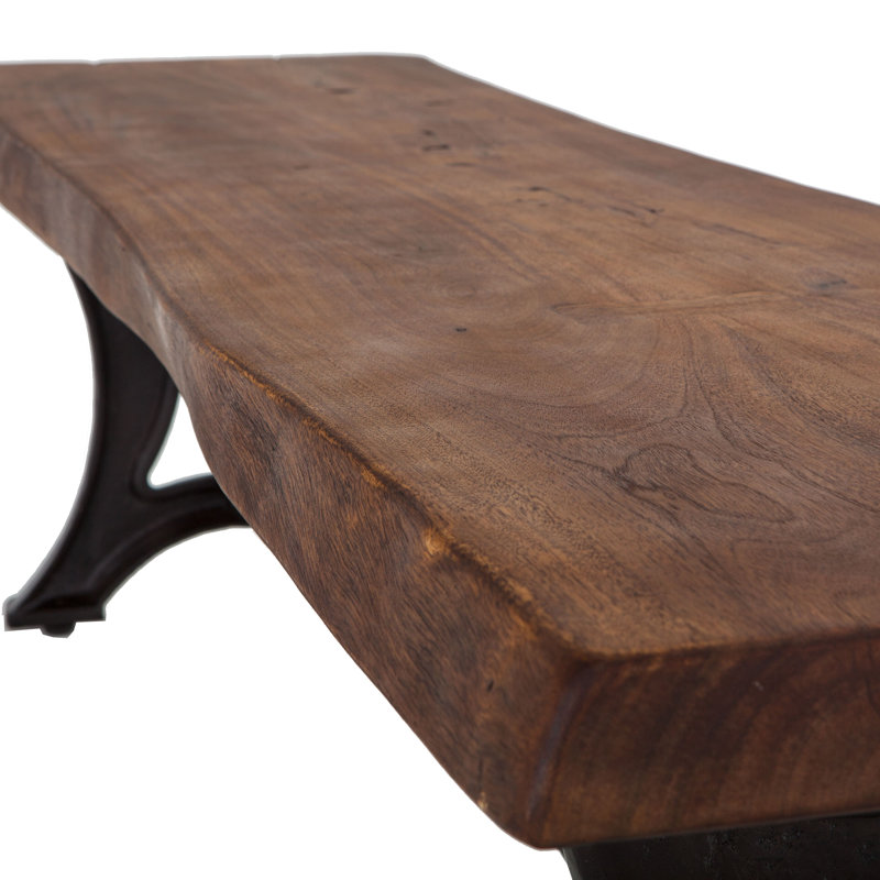 Organic Forge Solid Wood Dining Bench