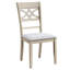 Ensemble repas 7 pièces avec table rectangulaire et 6 chaises d'appoint, gris antique, design contemporain gris, look, sièges