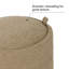 Repose-pieds rond avec rangement Nachita-785561123