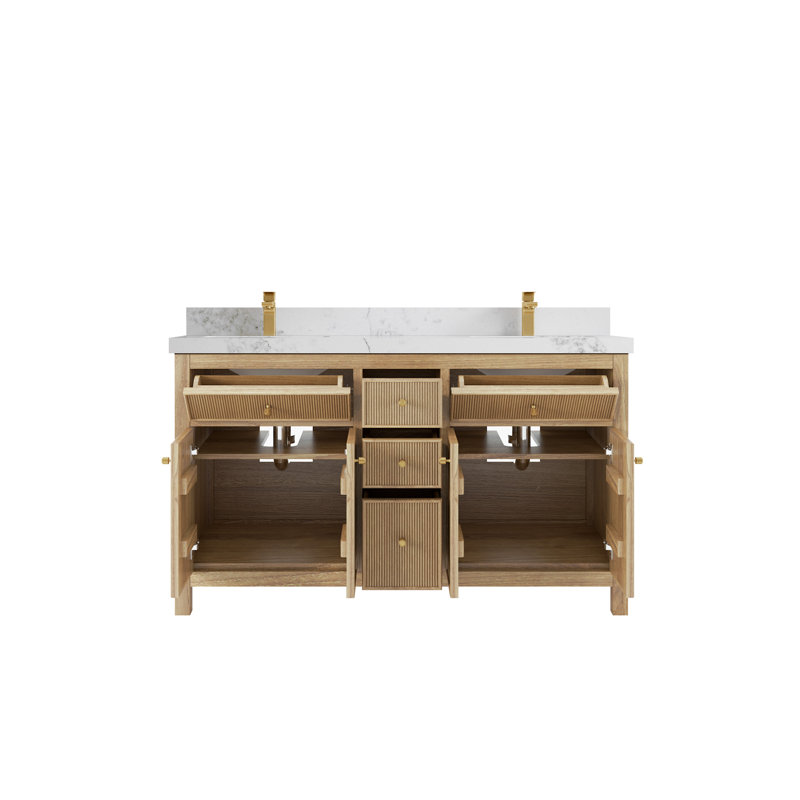 Ensemble de meuble-lavabo double 60 po Sonoma