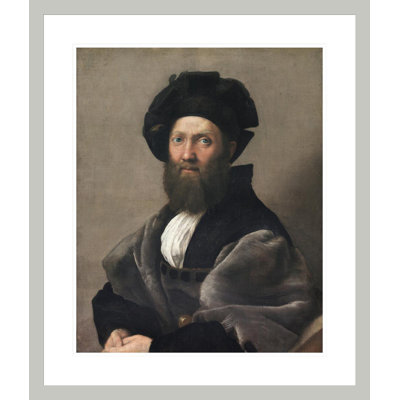 Baldassare Castiglione by Raphael -Framed Giclee Print