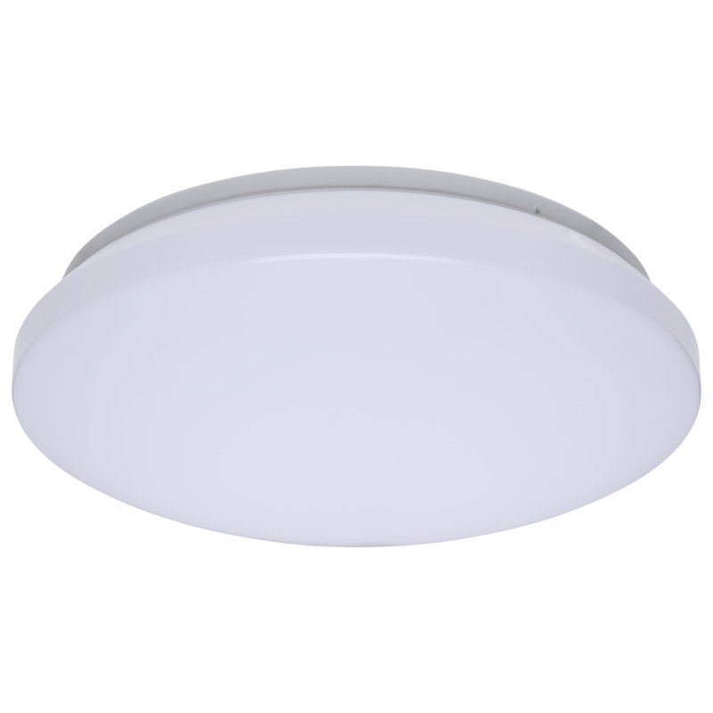 LED Cloud Fixture 14 Watts 27K/30K/35K/40K/50K CCT Selectable White Finish Round Shape 120-277 Ranged Voltage