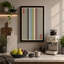 Striped Ace of Diamonds Geometric - Wrapped Canvas-926580405-926580407