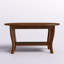 Table basse ovale 36 "avec tablette Carbin-598350991