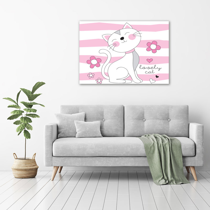 White Cat - Wrapped Canvas Print