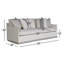 Morissette 90" Square Arm Sofa