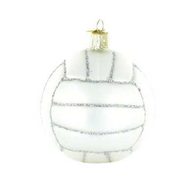 Old World Christmas Blown Glass Ornament for Christmas Tree, Volleyball