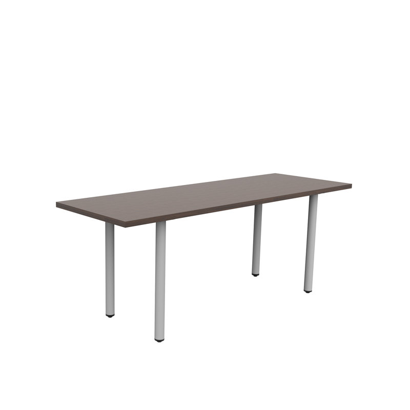 Table multi-usages avec pattes et pattes Jurni, Gris foncé, H 29,50 po x L 72 po