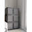 3 Pack Stackable Folding Storage Closet with Lid