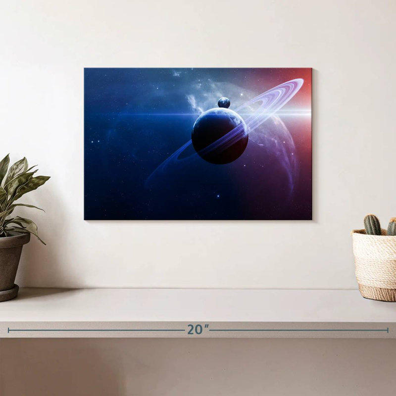 Oberle Planets In Outer Space, 8" H x 12" W