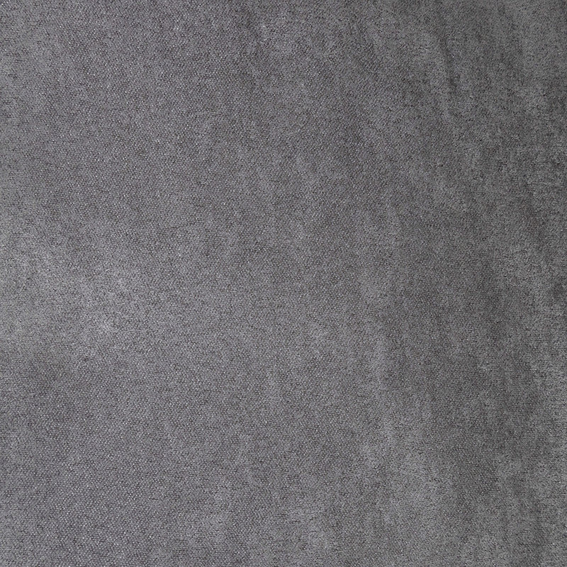 Chaise avec repose-pieds rembourré en microfibre