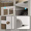 Armoire à chaussures mince, armoire de rangement à chaussures tendance avec 3 grands tiroirs rabattables et une surface supérieure spacieuse pour les petits objets, blanc