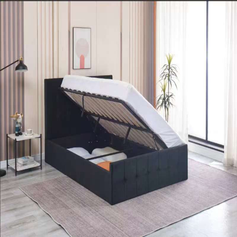 Wiltrud Upholstered Ottoman Storage Bed, Double (4'6)