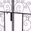 Arche de jardin en métal de 7,5 pi avec barrière Outsunny