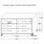 Commode 6 tiroirs Kamarcus - noir-114762564