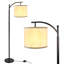 Lampe sur pied arquée 60 po Rhena
