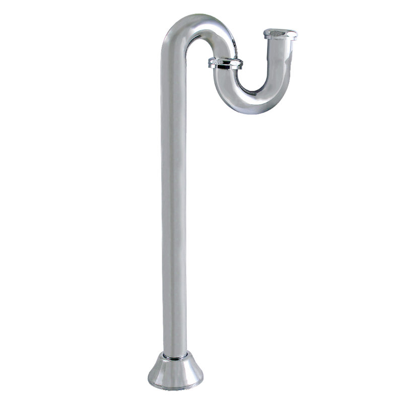 S-trap Kingston en laiton de 1-1 / 4 pouce, calibre 18, Chrome poli