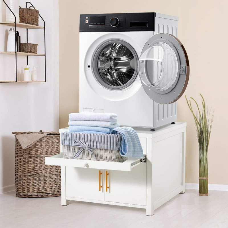 320Kg Capacity Laundry Pedestal For Washer Dryer, White