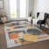 Machine Washable Indoor/Outdoor Cinead ACN1695 Gray Rug