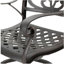 Tabouret pivotant en fonte d'aluminium