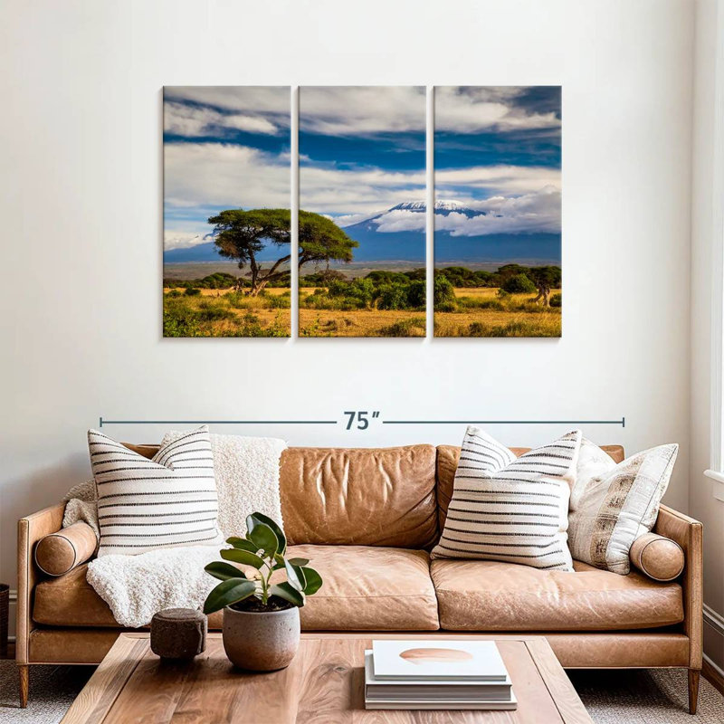 Alvord, paysage du mont Kilimandjaro, H 36 po x l 57 po