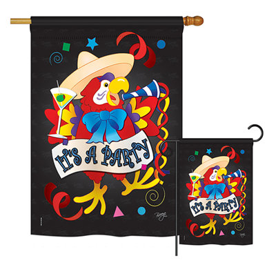 Double Sided Polyester Animal Flag Set