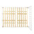 Solid Wood Slat Bed