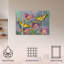 Ensemble de 3 panneaux muraux - Jeff Hoff «Tigers and Lilies», art mural sur toile pour le salon, la chambre à coucher ou le bureau 