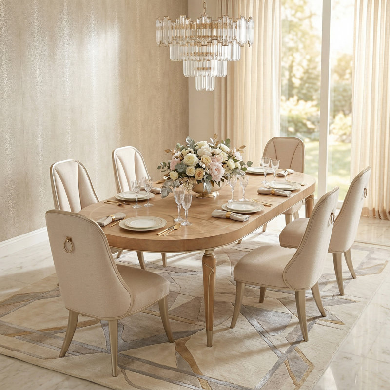 Villa Cherie 7 - Piece Extendable Dining Set