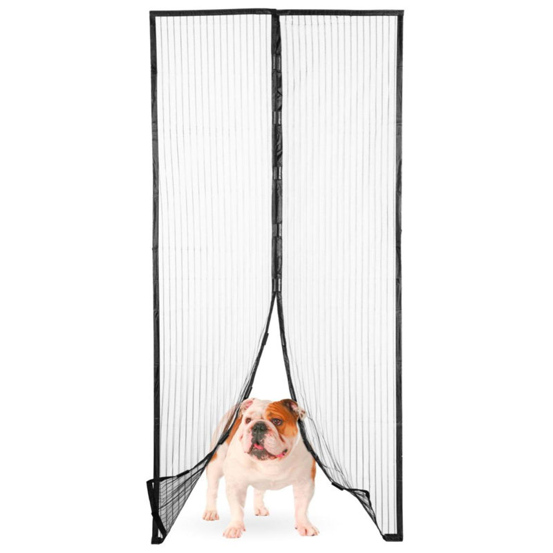 Porte à écran magnétique avec ouverture style papillon Magic Mesh Georgia, Noir / Noir