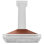 ZLINE 30 in. Convertible Stainless Steel Range Hood with Copper Shell and Handle (KB4STX-C-30)