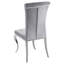 Chaise d'appoint rembourrée en velours Javery-1599590056