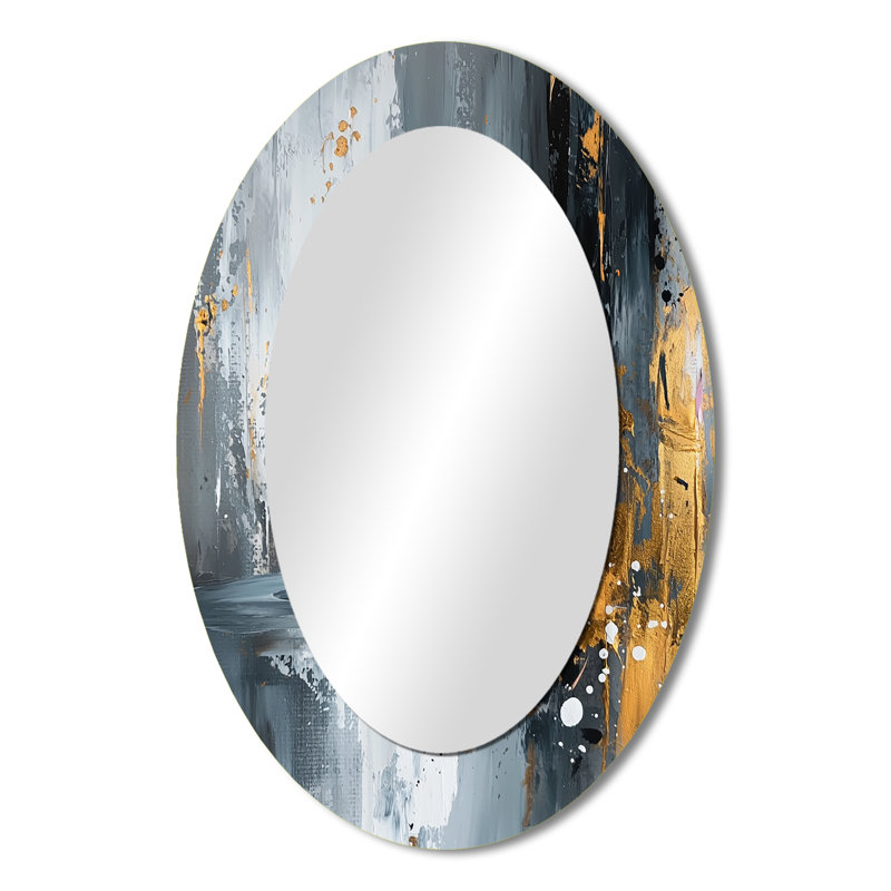 Miroir mural doré, 36 po x 24 po